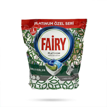 قرص ظرفشویی فیری 80 عددی مدل Platinum Ozel