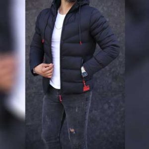 کاپشن ضد آب و بادگیر کلاه دار