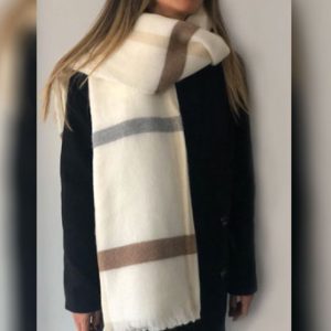 شال گردن بژ زنانه e073