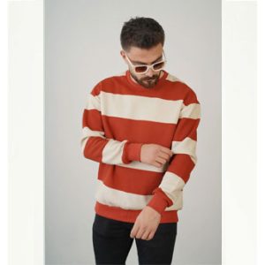 سویشرت راه راه مردانه e005