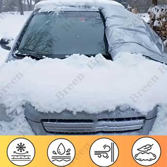 محافظ برفی شیشه جلو اتومبیل