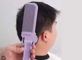 شانه سایه کاری ارگونومیک بنفش
