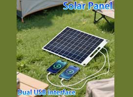پنل خورشیدی قابل حمل USB