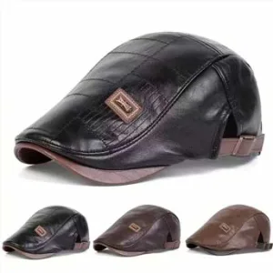 کلاه مردانه کلاسیک چرمی مدل m1271