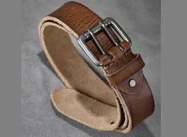 کمربند چرم گاوی لایه رویی قدیمی مدل m1385